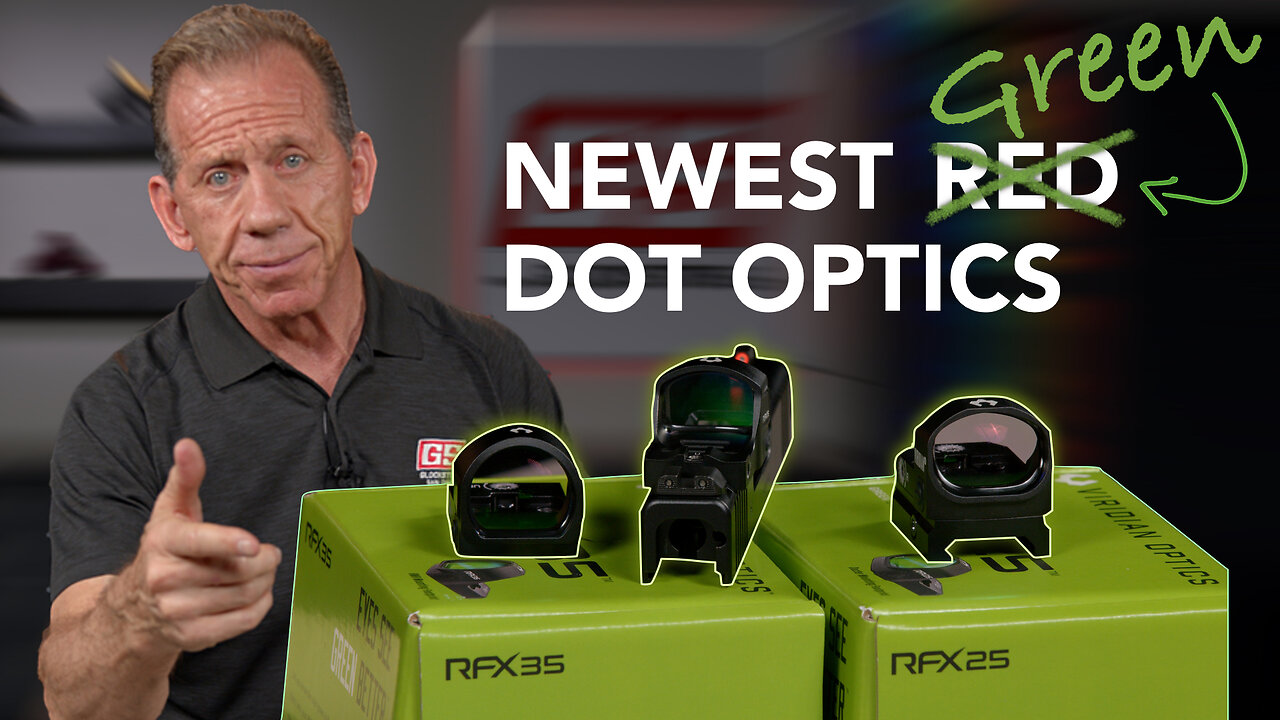 NEW Viridian Green Dot Optics! RFX15, 25, & 35