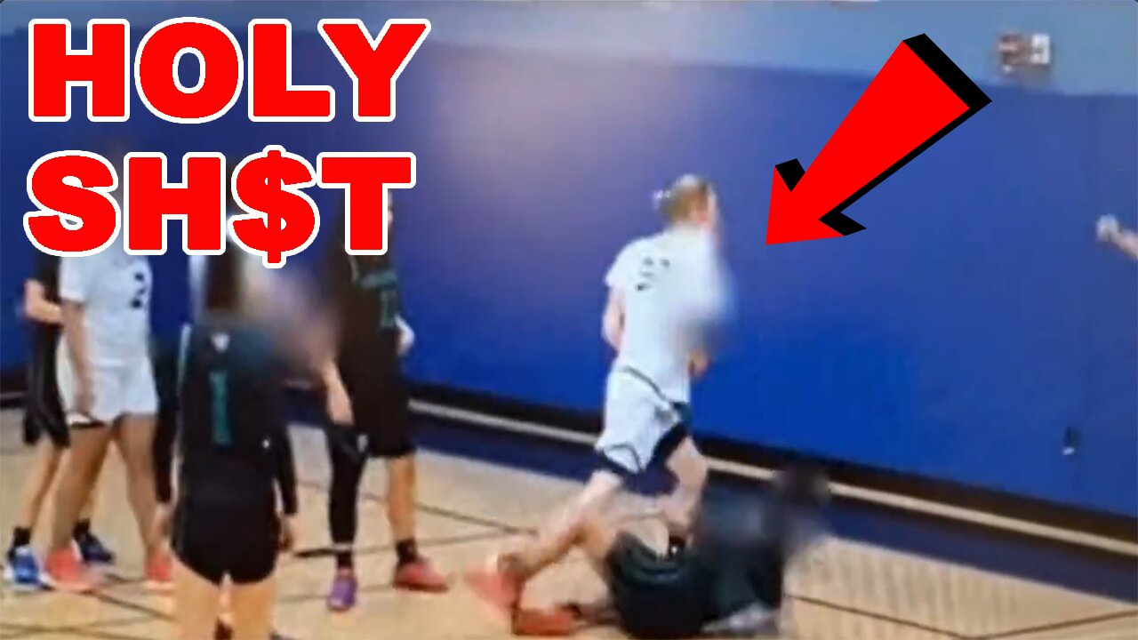 SHOCKING video shows TRANSGENDER INJURING 3 girls in a basketball game! Team QUITS at halftime!