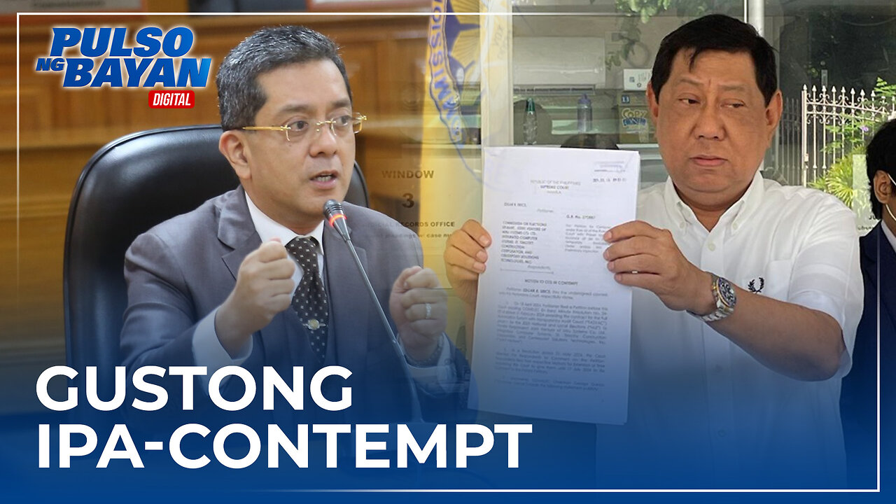 COMELEC Chairman Garcia, gustong ipa-contempt ni Ex-Cong. Erice sa Korte Suprema