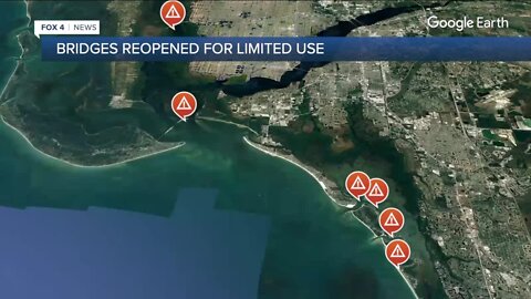 All 963 bridges in Lee, Charlotte, and Collier counties are now partially open