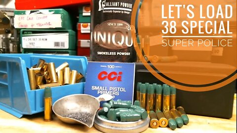 Let's Load: 38 Special - Super Police Loads - Using The Lee 358200RN And Alliant Unique