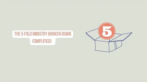 The 5 Fold Ministry BROKEN down (SIMPLIFIED)