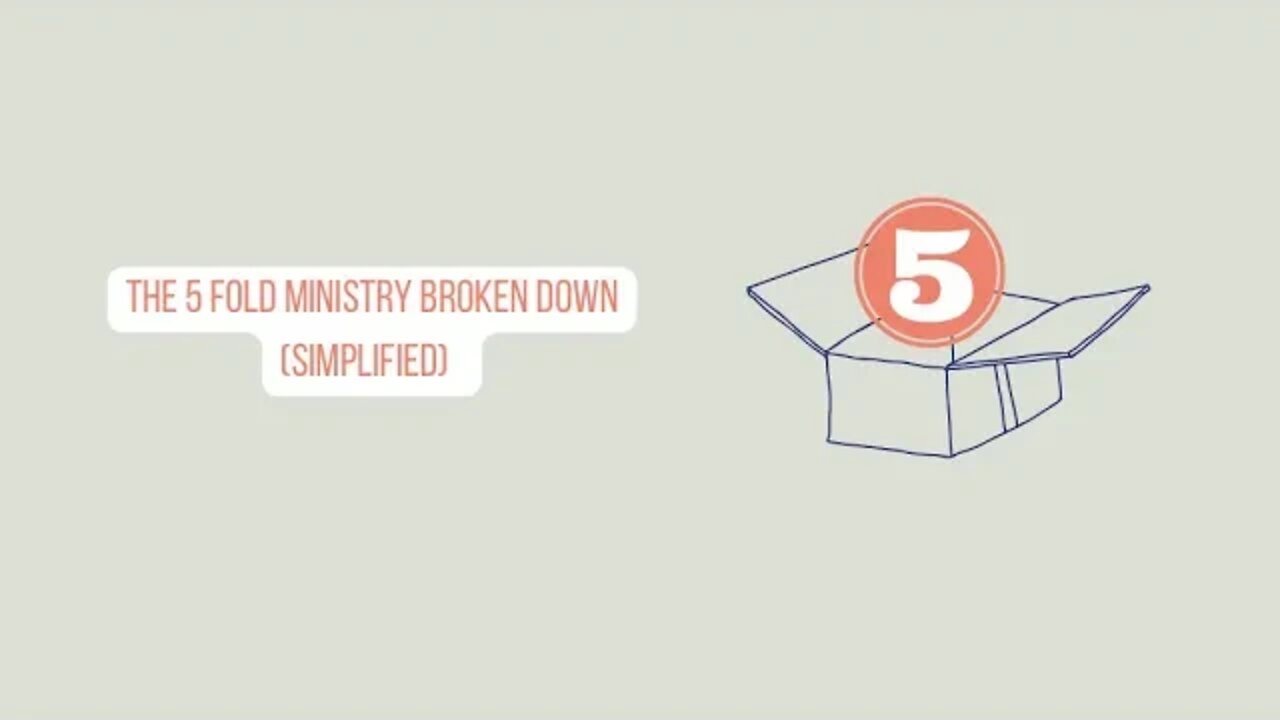 The 5 Fold Ministry BROKEN down (SIMPLIFIED)