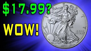 2021 Type 1 Silver Eagle for ONLY $17.99?