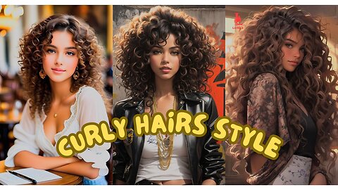 Girls Curly Hairs Style