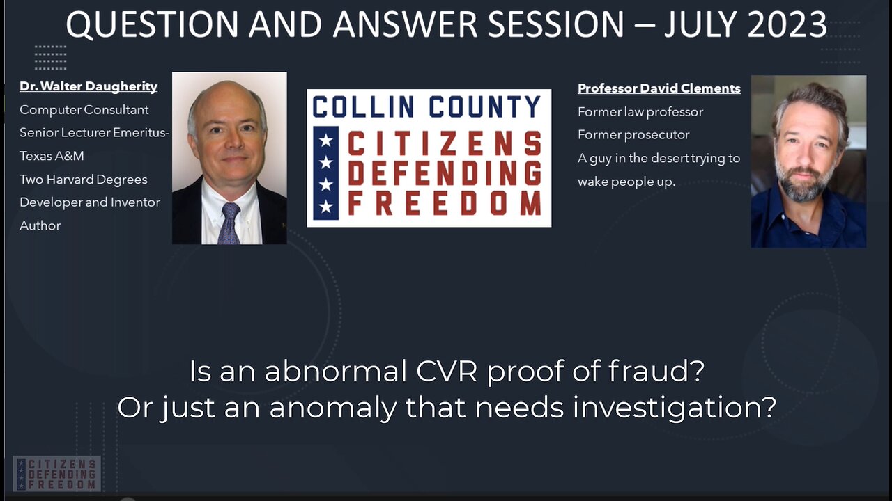 Is an abnormal CVR proof of fraud? Or just an anomaly that needs investigation?