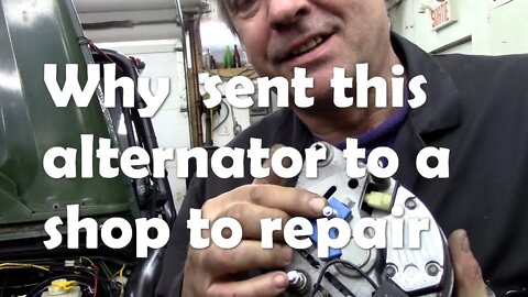 300Tdi alternator. Quick fix, but not cheap. Wires on the wrong way round