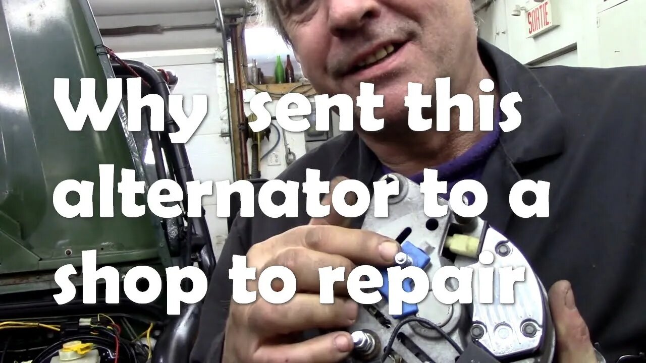 300Tdi alternator. Quick fix, but not cheap. Wires on the wrong way round