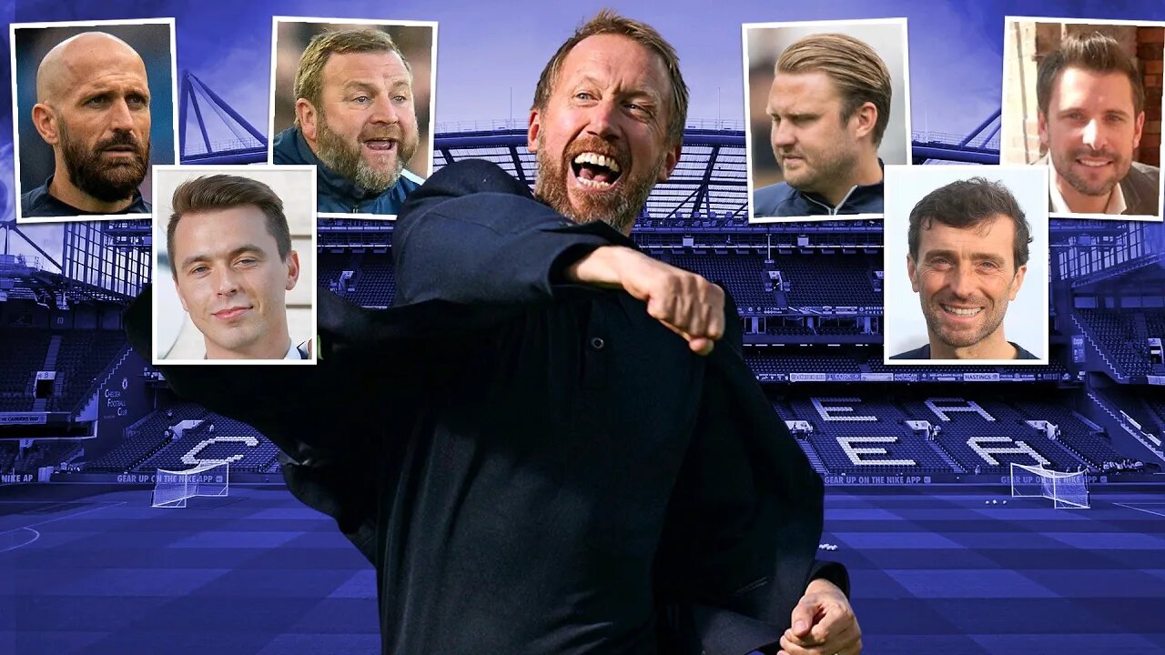 Graham Potter officially introduces his coaching staff #chelsea #grahampotter
