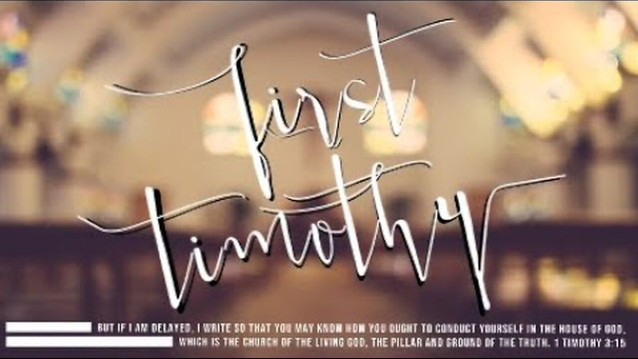 1 Timothy 2 // Your Place At Church