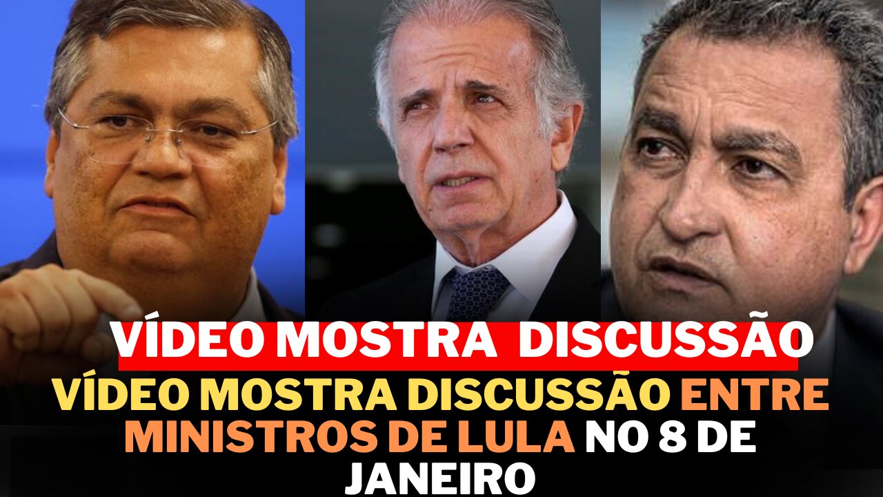 Flávio Dino EXALTADO durante DISCURSÃO com José Múcio e Rui Costa após ataques do dia 8 de janeiro