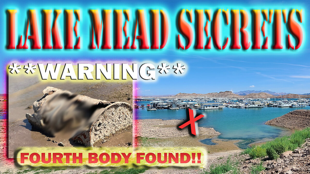 Lake Mead Secrets FOURTH BODY FOUND! #unsolved Drought Bodies Remains August 2022 #news #nevada