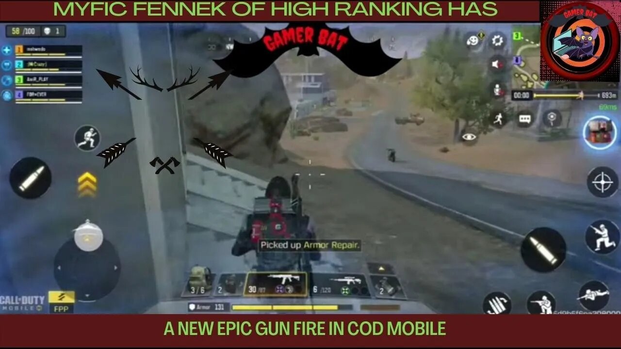 MYFIC FENNEK HIGH RATING OF NEW EPIC FIRE AT COD MOBILE | Gamer bat HIGH RATING Best