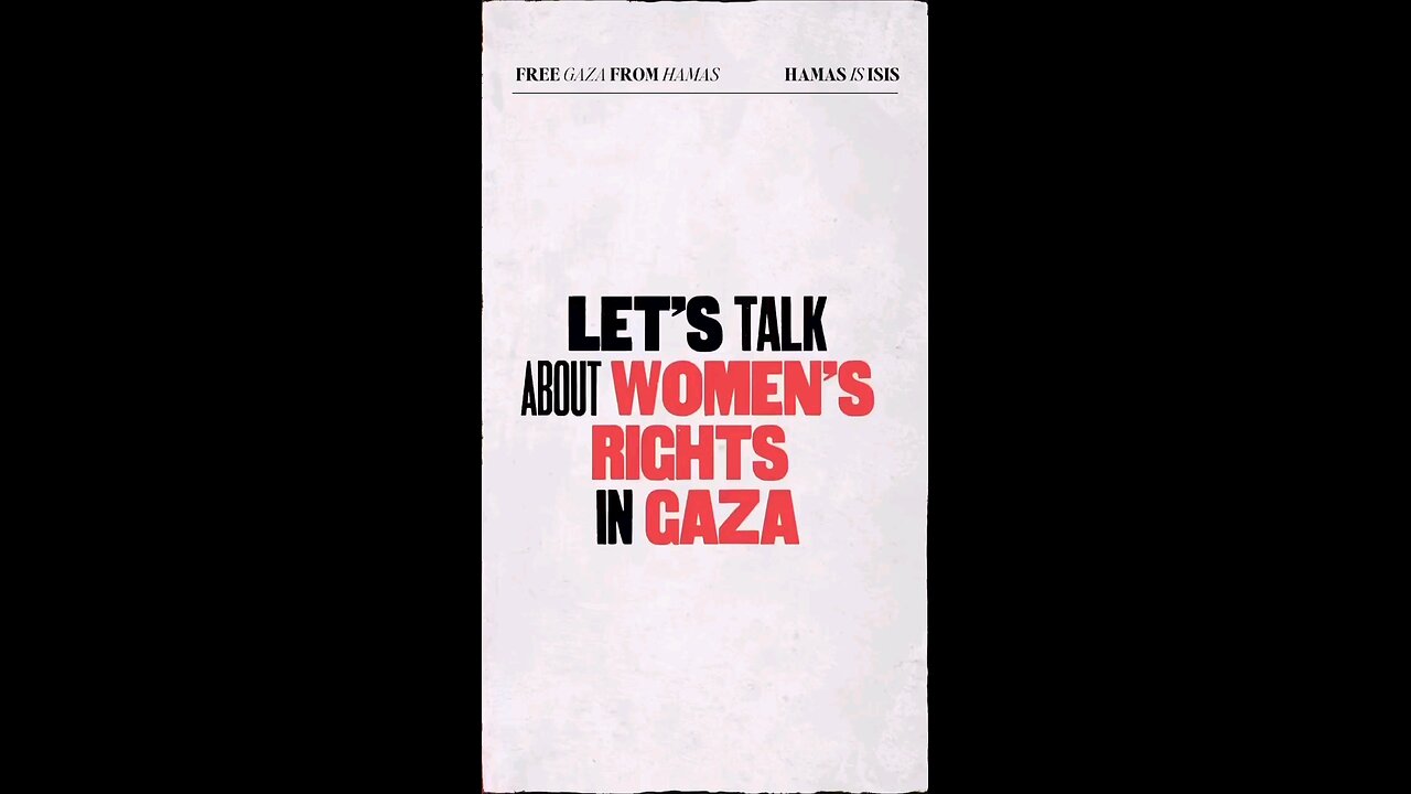 Are you a Women's rights supporter? Feel free to go and Peacefully Demonstrate in Gaza