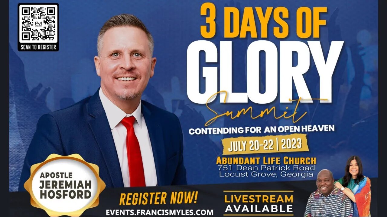 Living In The Fire of God: Dr. Francis Myles and Apostle Jeremiah Hosford