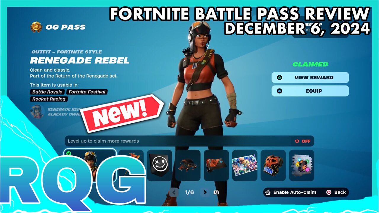 “NEW” FORTNITE SEASON 1 OG ON PASS SHOWCASE!