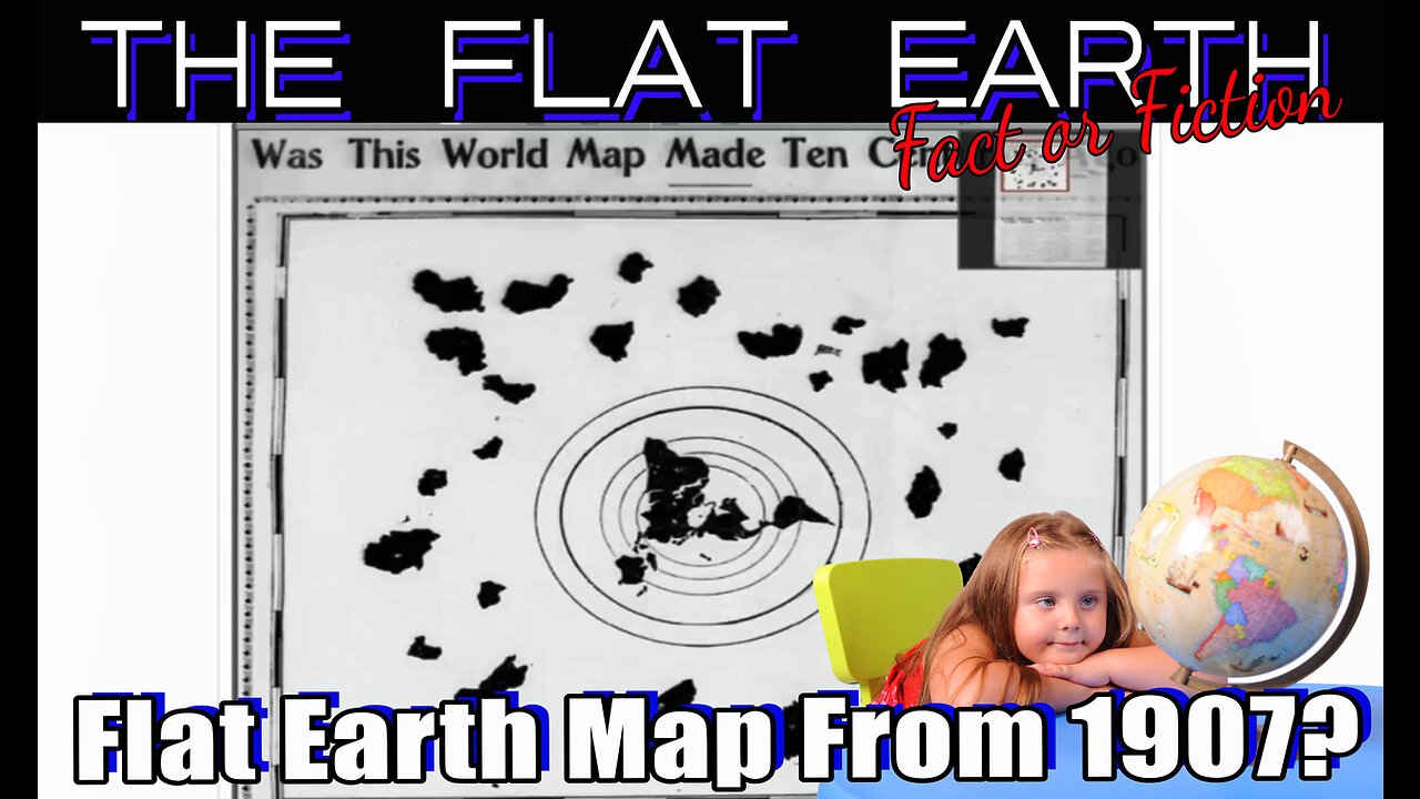 Flat Earth Map from 1907