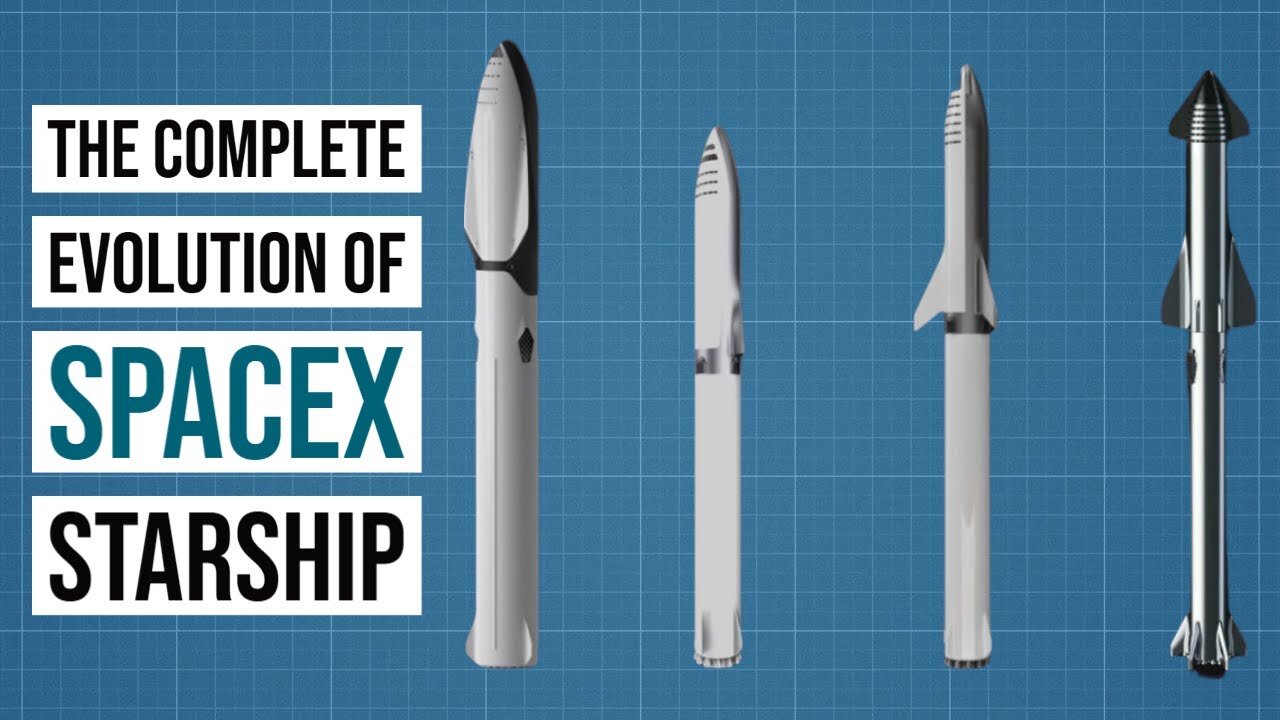 Evolution Of SpaceX Starship - 2007-2020