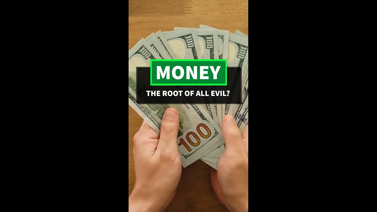 Is Money the Root of All Evil?