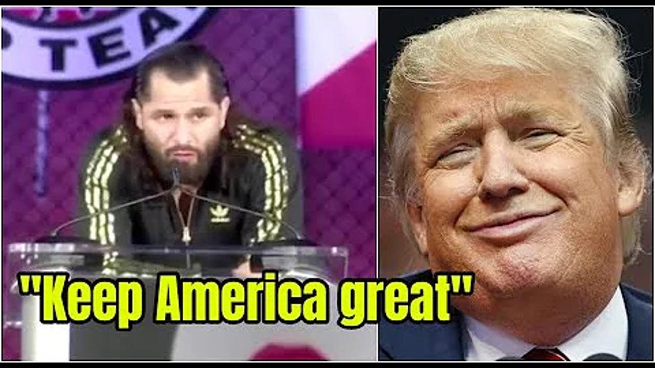 Jorge Masvidal speaks out in support of Donald Trump