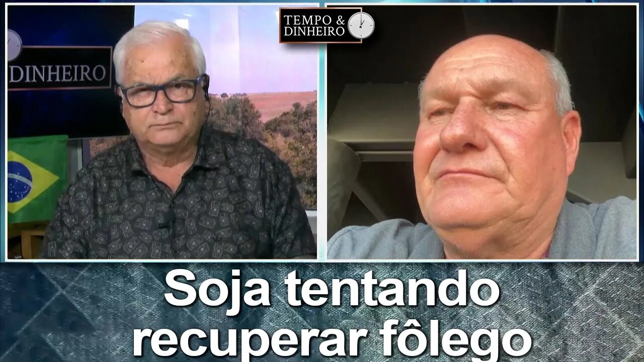 Soja tentando recuperar fôlego