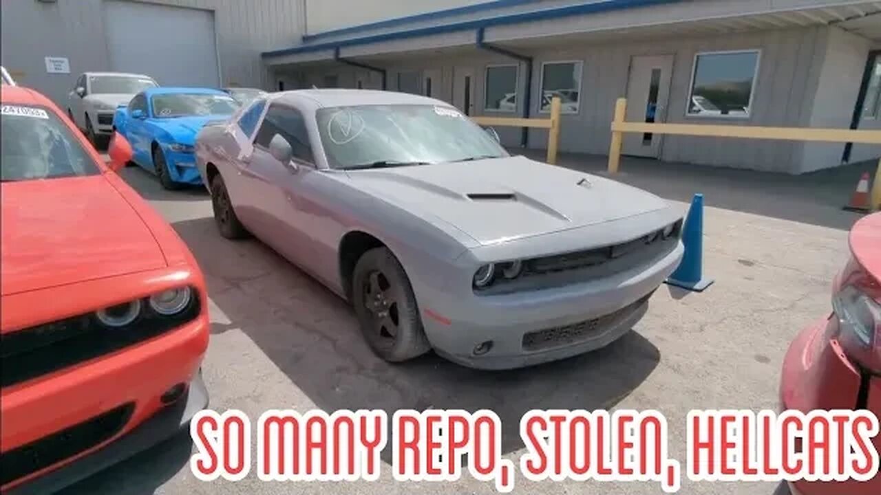 So Many Stolen Hellcats, Mopar, Repo Challengers