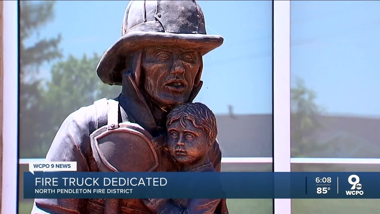 Daughter serves on same fire engine as father who died when she was young