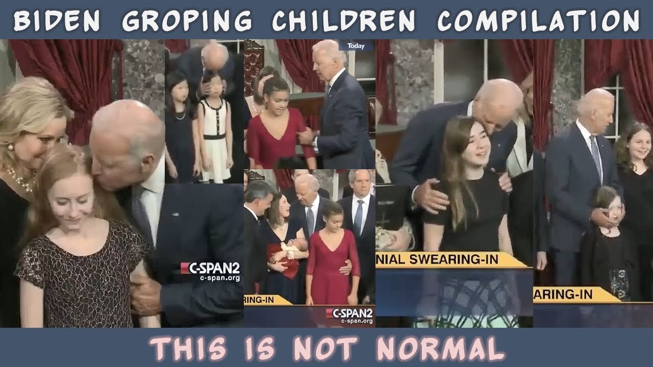 Rumble Took This Down - Biden Swearing In Senator - C SPAN Footage