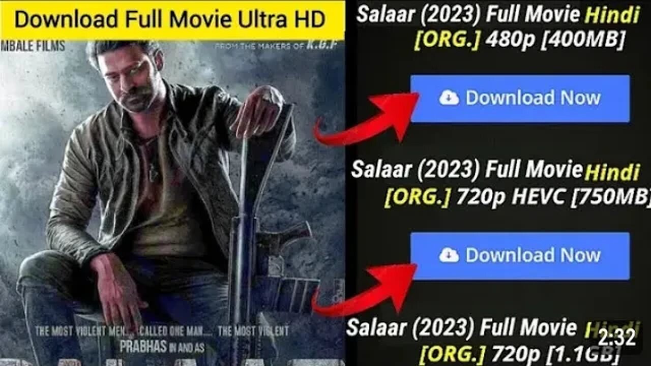 how to download salaar full movie in hindi? | how to download salaar movie in hindi? | #salaar #kgf3