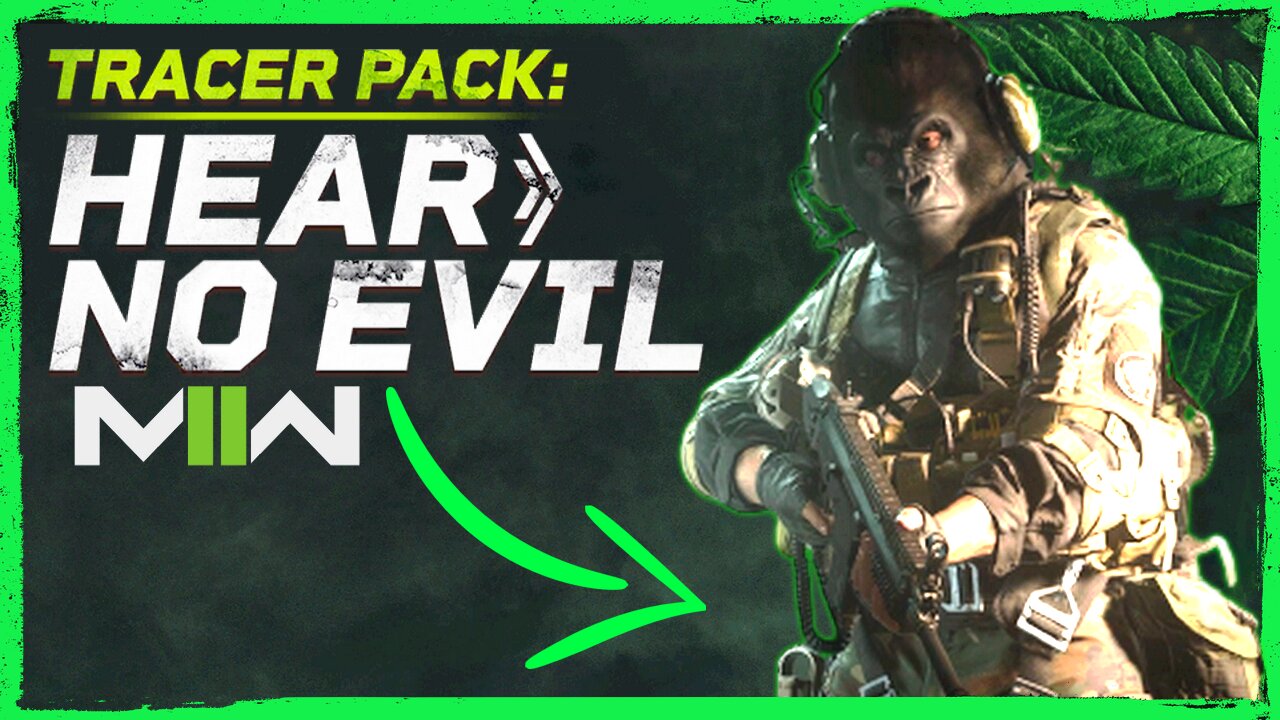 How to Unlock 🐒 Tracer Pack: Hear No Evil Bundle Showcase - Call of Duty Modern Warfare 2