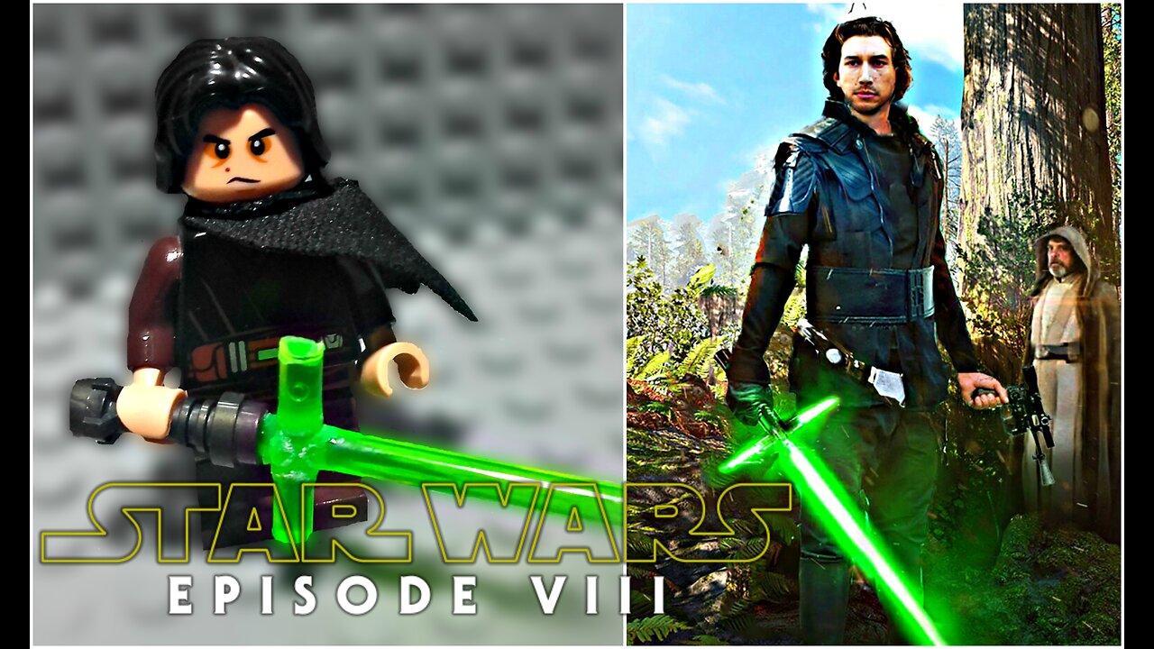 LEGO Star Wars Episode 8 The Last Jedi - Light Side Kylo Ren (Ben Solo) Minifigure Review (2016)