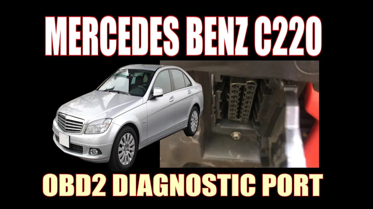 MERCEDES C220 - OBD2 DIAGNOSTIC PORT LOCATION