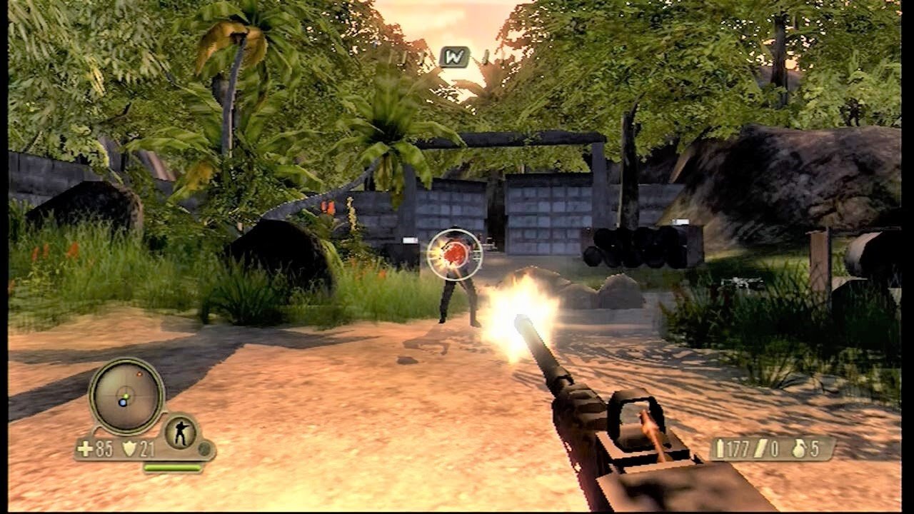 Far Cry Instincts- OG Xbox 480p Resolution!- The First Game to Feature Carriable Detachable Turrets