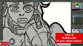 DEMON SLAYER DRAWING SERIES TEASER 3 #Shorts