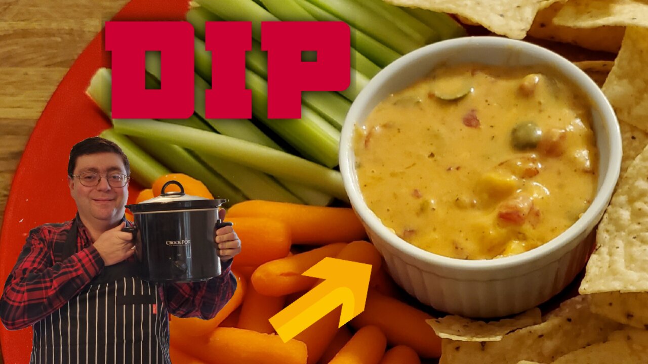 Easy Slow Cooker Nacho Cheese Dip with Olives Recipe