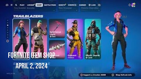 Fortnite Item Shop|April 2, 2024