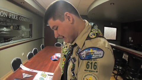 This Boy Scout has earned 138 merit badges and that's just for starters
