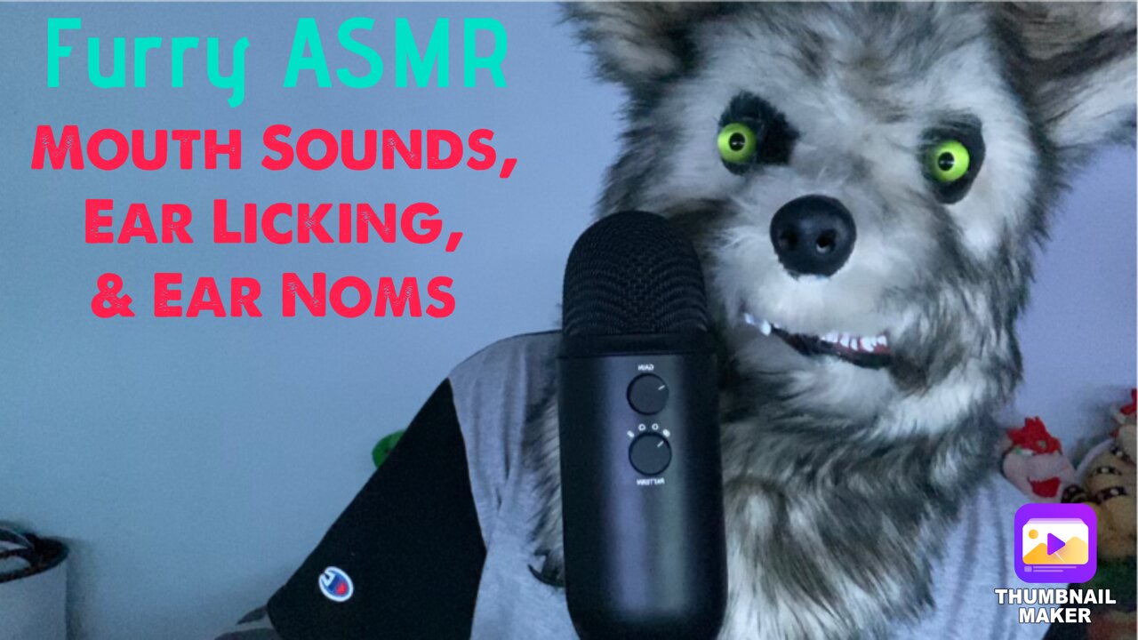 (Furry ASMR) Mouth Sounds & More