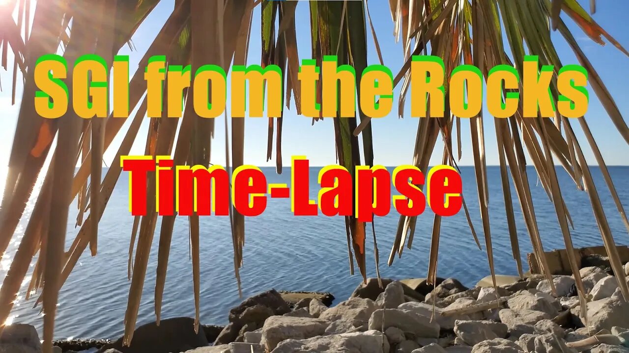 St. George Island from the rocks - Time Lapse