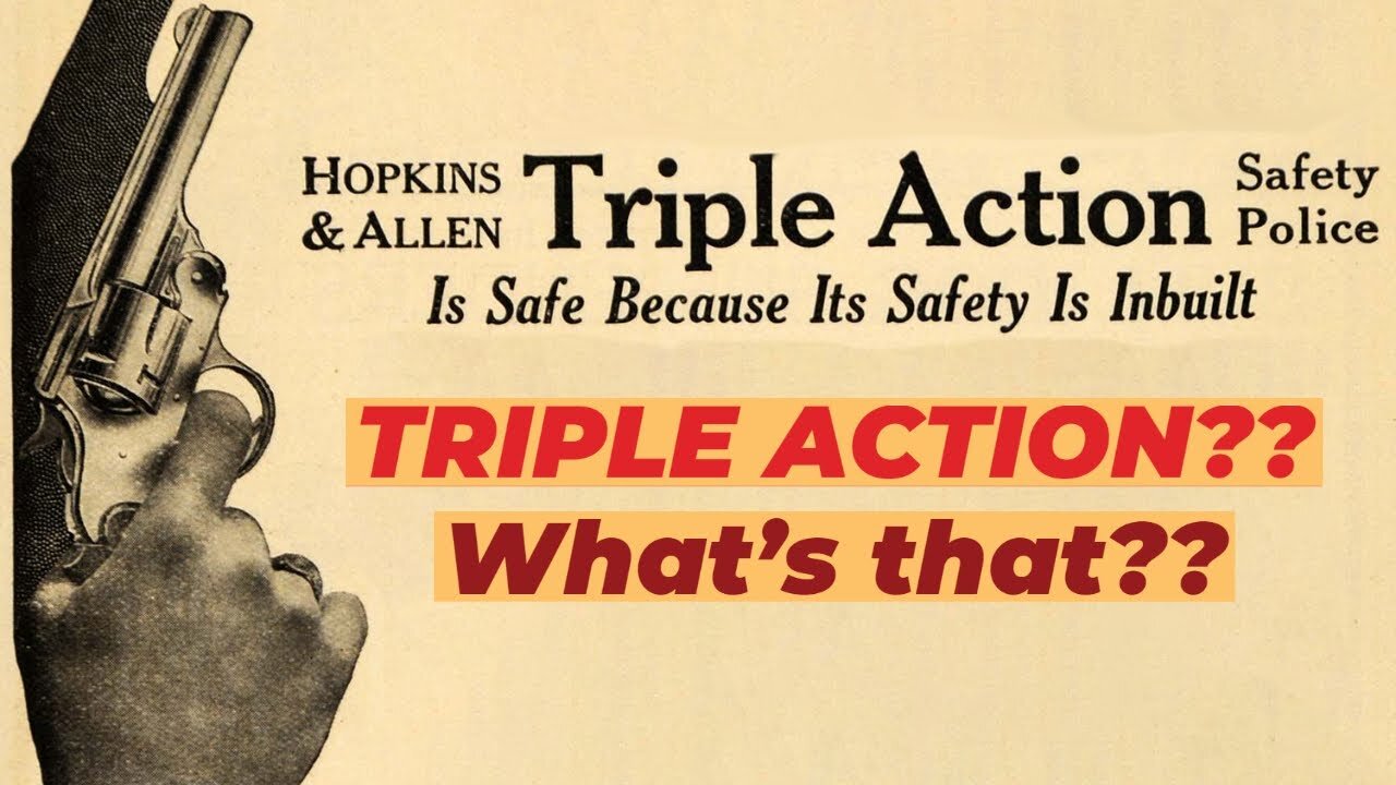 Hopkins & Allen Triple Action Safety Police Revolver