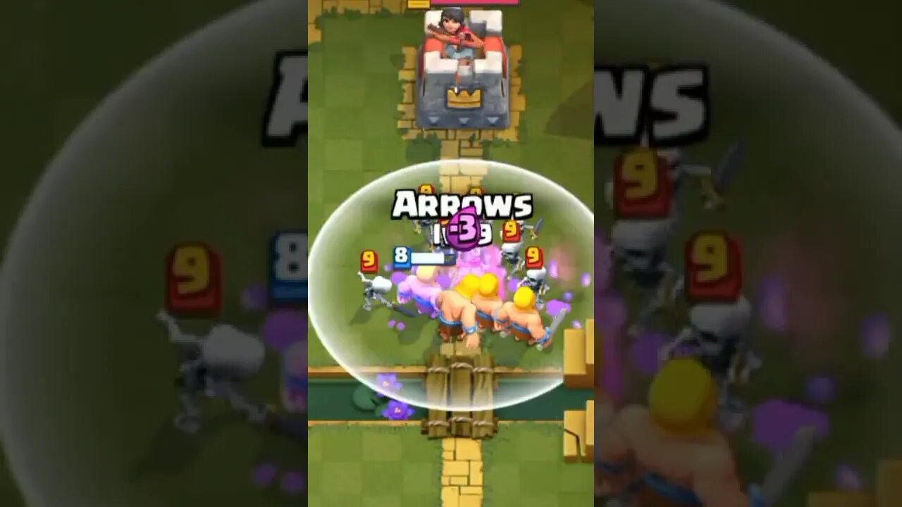 Barbarians(5) - Clash Royale #shorts