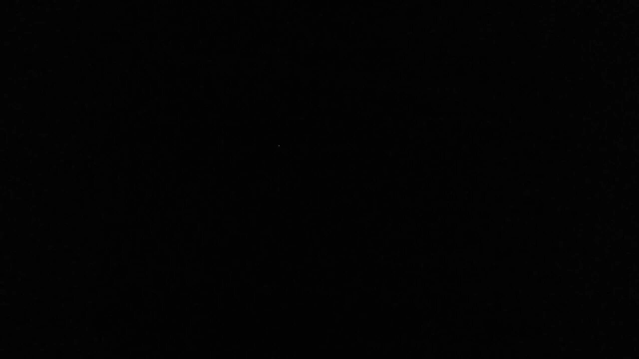 Starlink Satellite at night