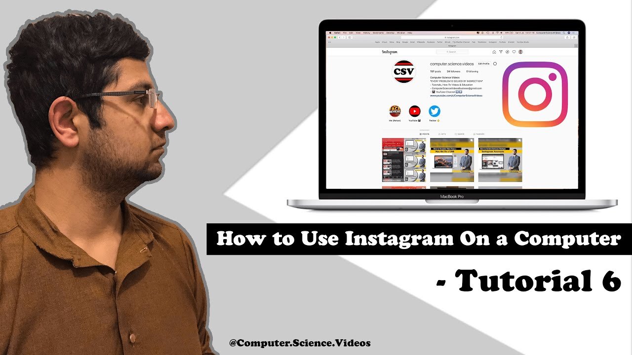 How to USE Instagram on a Computer (GRIDS Application) - Post a Video on Instagram | Tutorial 6