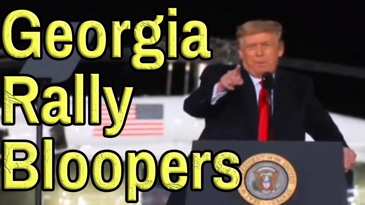 TRUMP RALLY GAFFES GEORGIA Lost In Trumpslation Kelly Loeffler David Perdue Senate Race Election