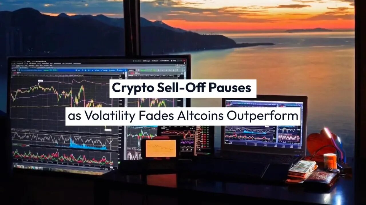 Crypto Sell-Off Pauses as Volatility Fades Altcoins Outperform #cryptomash #cryptonews #cryptoupdate