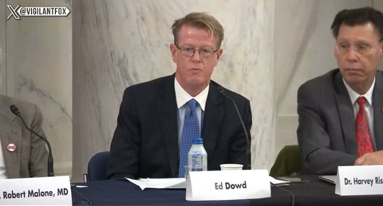 “You Can’t Hide the Dead Bodies” - Edward Dowd Testifies on the COVID Jabs