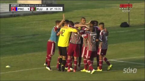 Os Gols do Jogo Paraná 2 x 2 Fluminense Copa do Brasil Sub 20 24 09 2015