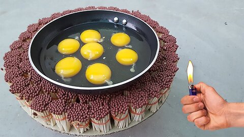 Millions of Match Sticks VS Eggs | Boom 💥🔥 🤯