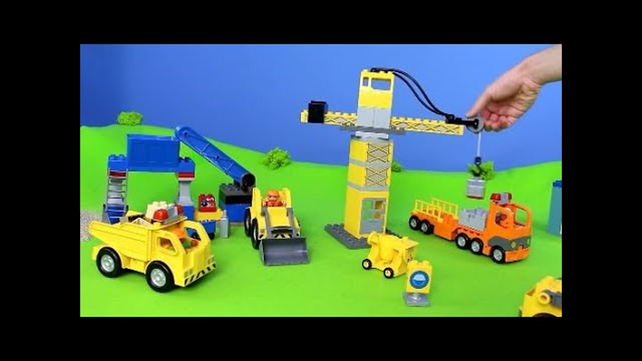 Construction Blocks Toy Vehicles for Kids!!!