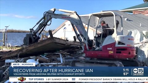 Arizona Red Cross volunteers help in effort to rebuild Florida after Hurricane Ian